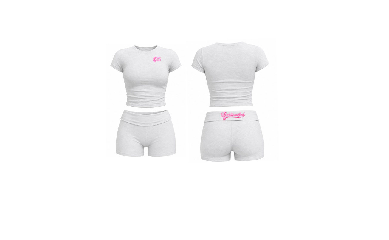 Folded shorty set