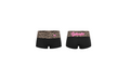 Folded cheetah print shorts